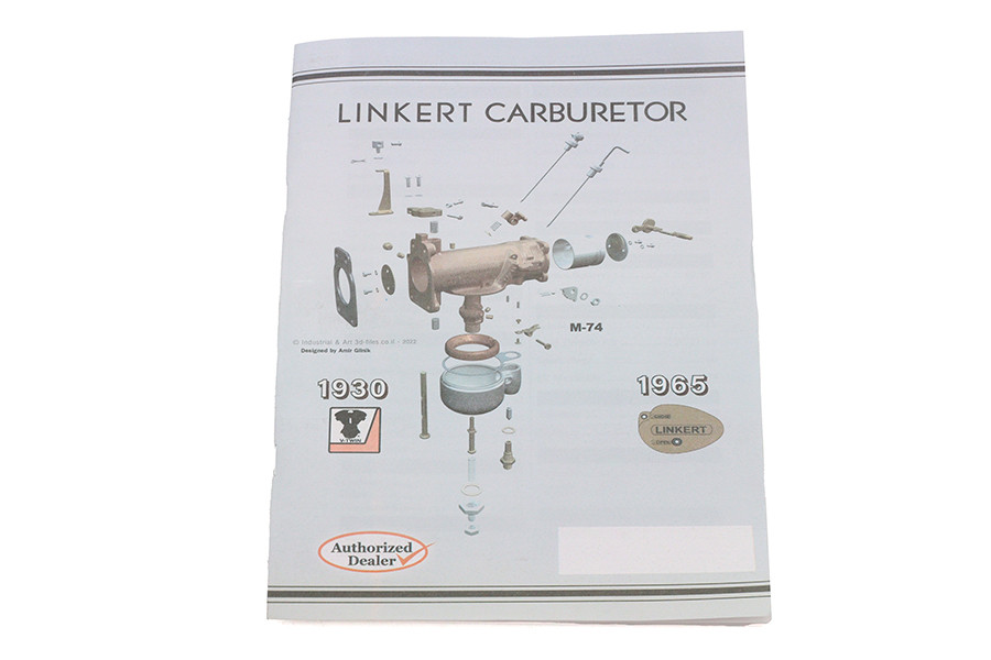 V-Twin - 1930-1965 Linkert Carburetor Parts Book