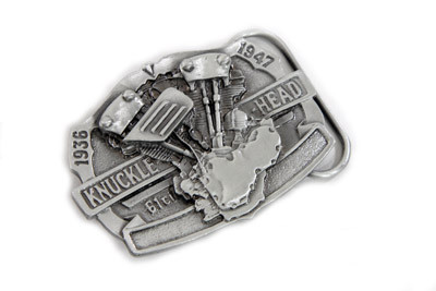 V-Twin - 61 inch Knucklehead Engine Belt Buckle