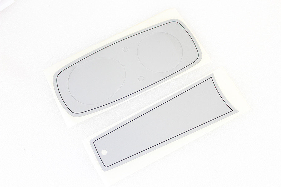 V-Twin #19013D - FXR Dash Decal Set Silver