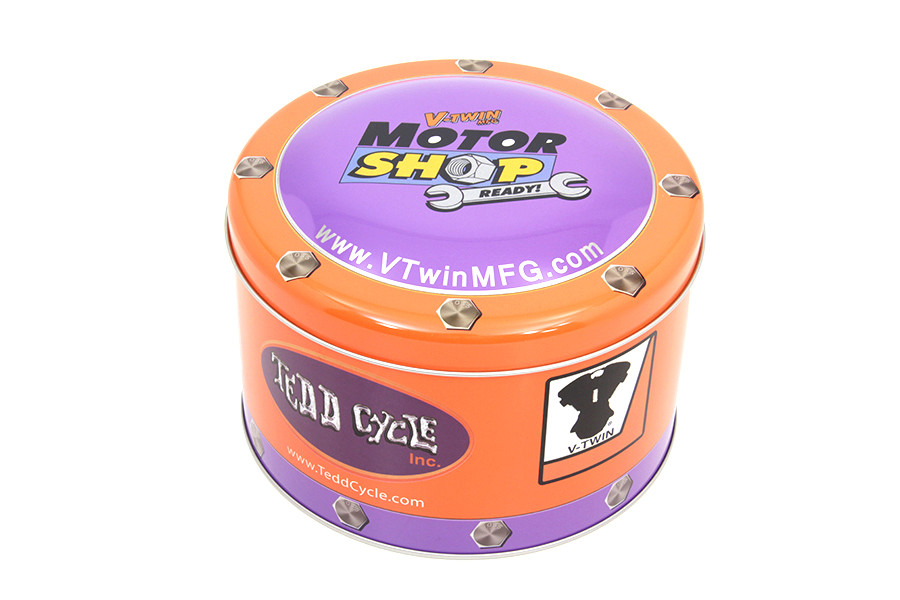 V-Twin #68301 - V-Twin Motor Shop Ready Round Can Set