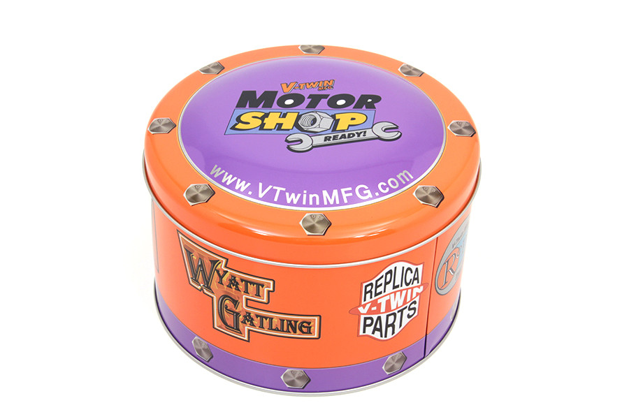 V-Twin #68301 - V-Twin Motor Shop Ready Round Can Set
