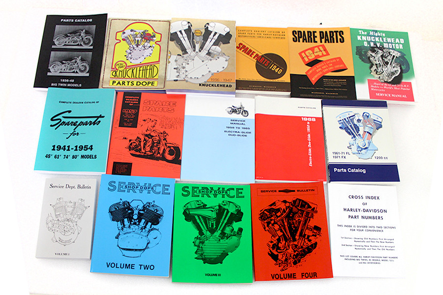 V-Twin - Big Twin Part & Service Manual Library Set