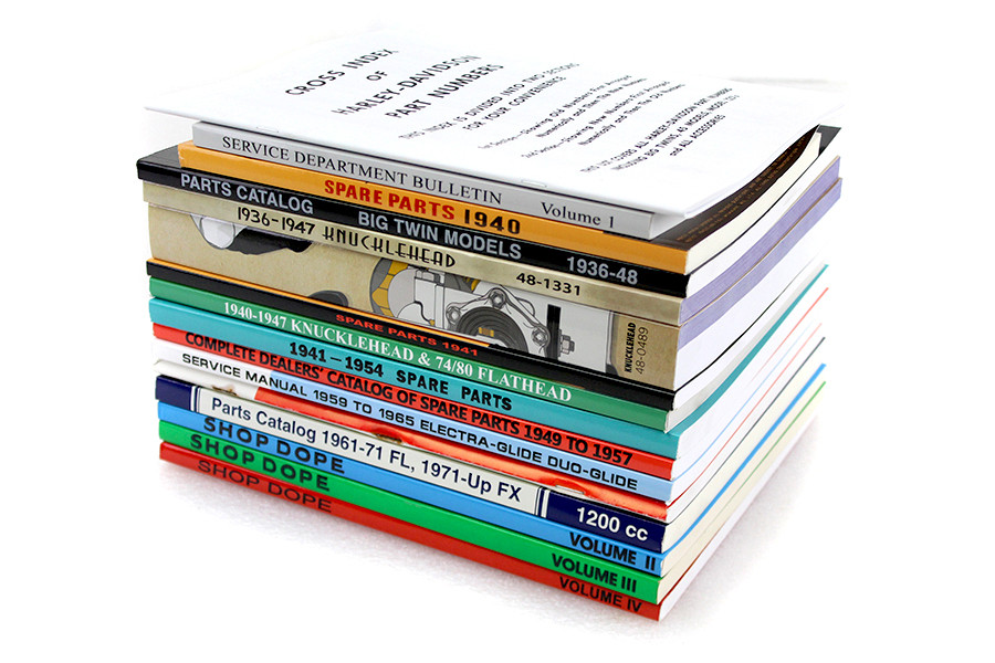 V-Twin - Big Twin Part & Service Manual Library Set
