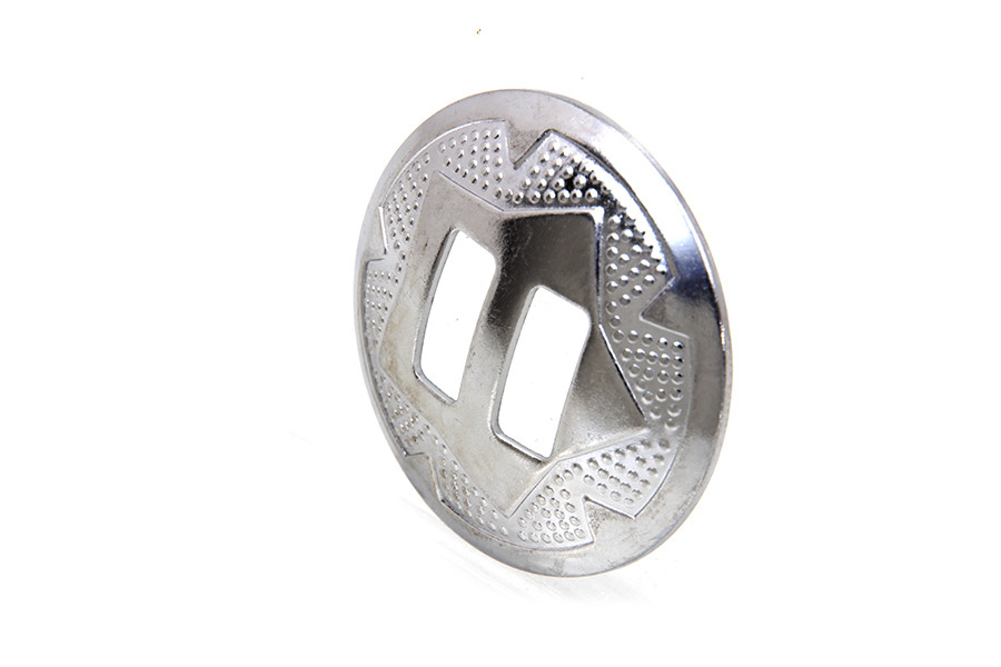 V-Twin #773 CP/ST 1-1/2 - 1-1/2 inch Chrome Concho