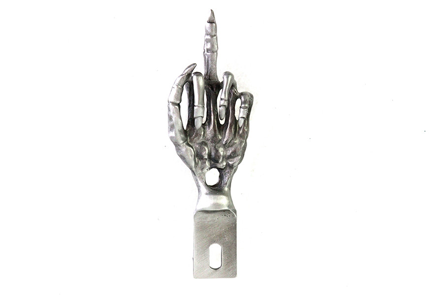 V-Twin - Middle Finger License Plate Topper