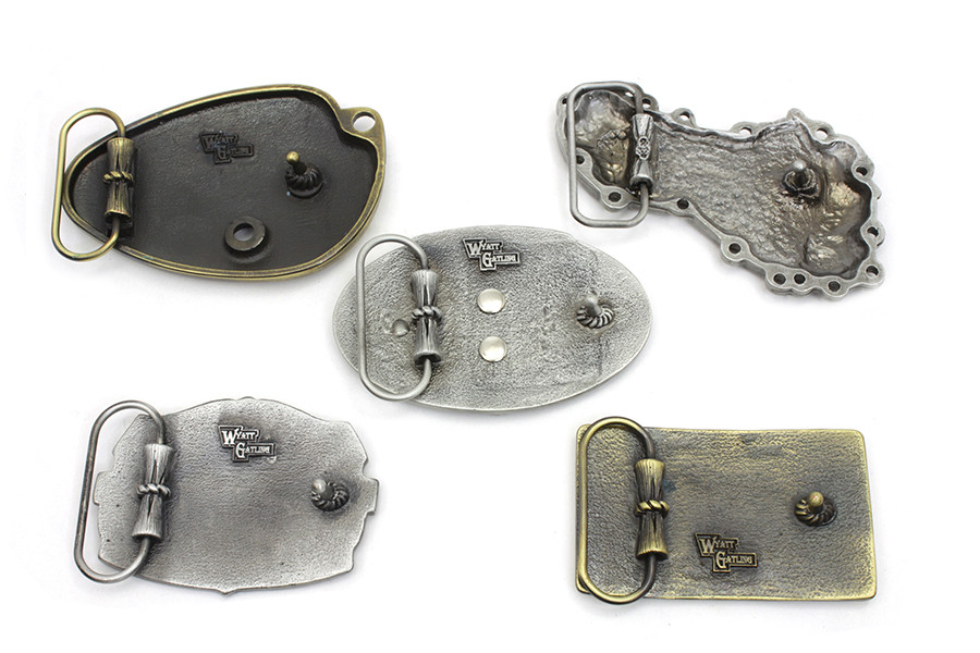 V-Twin - Motorcyclepedia Series Belt Buckle Set