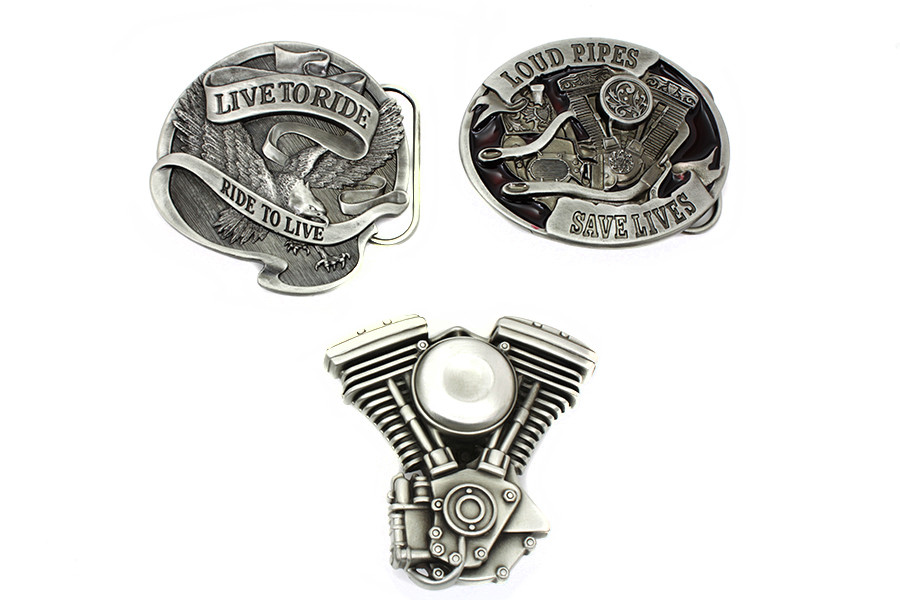 V-Twin - V-Twin Evolution Series Belt Buckle Set