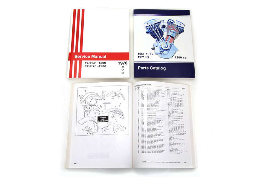 V-Twin - Shovelhead Manual Set