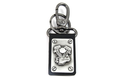 V-Twin - Panhead Motor Keychain