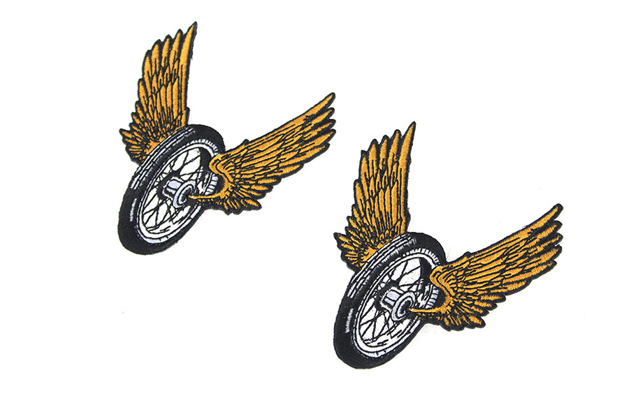 V-Twin #68141 - Winged Wheel Patch Set