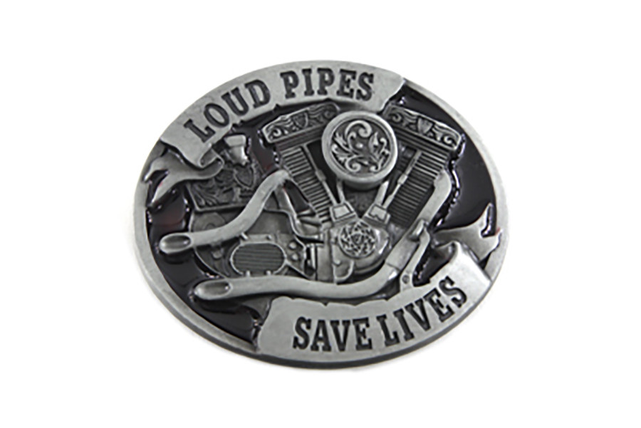 V-Twin - Loud Pipes Belt Buckle