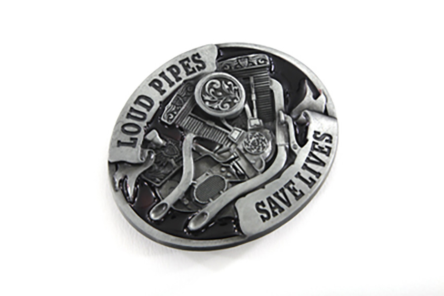 V-Twin - Loud Pipes Belt Buckle