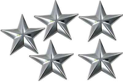V-Twin - Chrome Decorative Star Studs