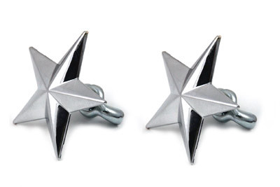 V-Twin - Chrome Decorative Star Studs