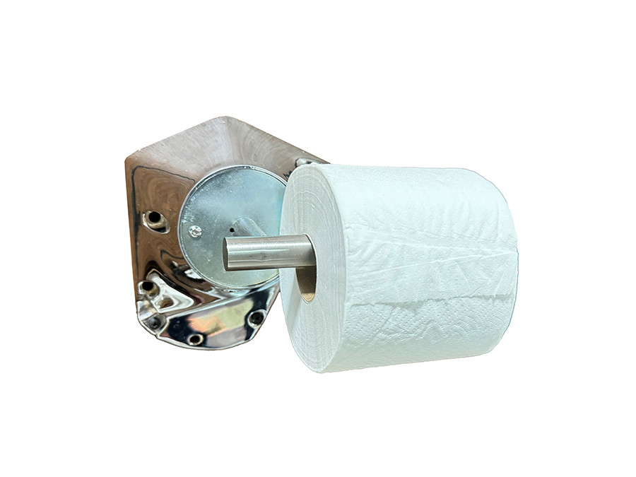 V-Twin - Chrome Toilet Paper Holder Kit