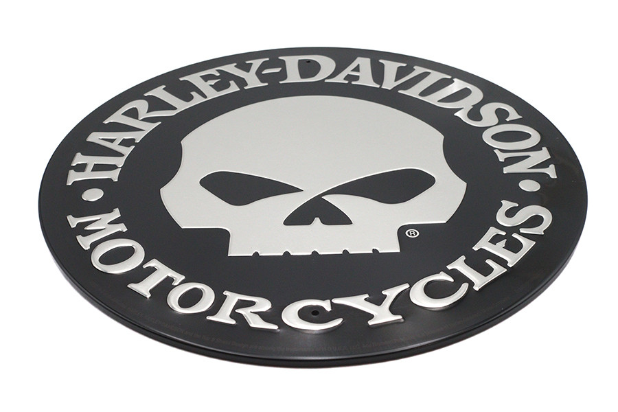 OE #HDL-15529 - Harley Davidson Skull Tin Sign