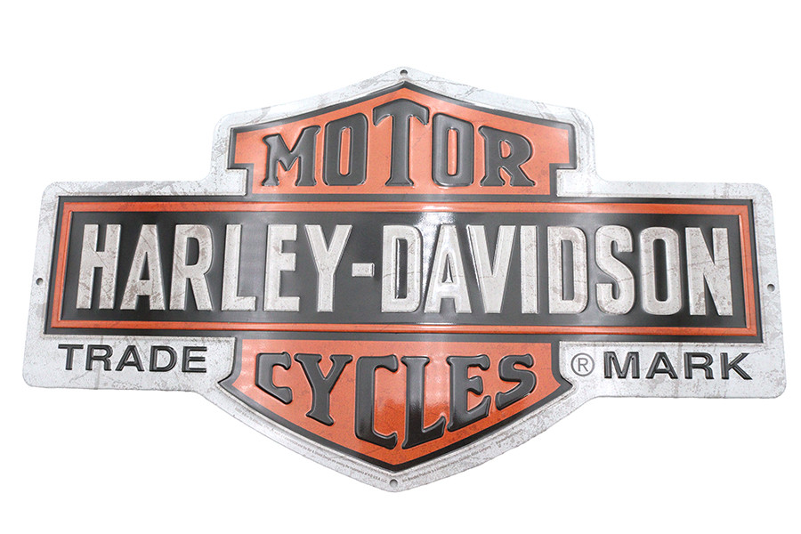 OE #HDL-15526 - Harley Davidson Nostalgic Bar & Shield Tin Sign