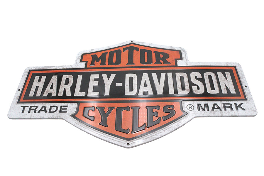 OE #HDL-15526 - Harley Davidson Nostalgic Bar & Shield Tin Sign