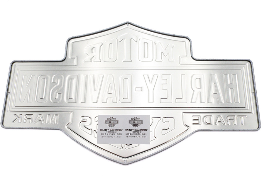 OE #HDL-15526 - Harley Davidson Nostalgic Bar & Shield Tin Sign