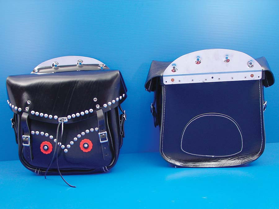 V-Twin #1178505 - Rigid Loctite Saddlebags Black