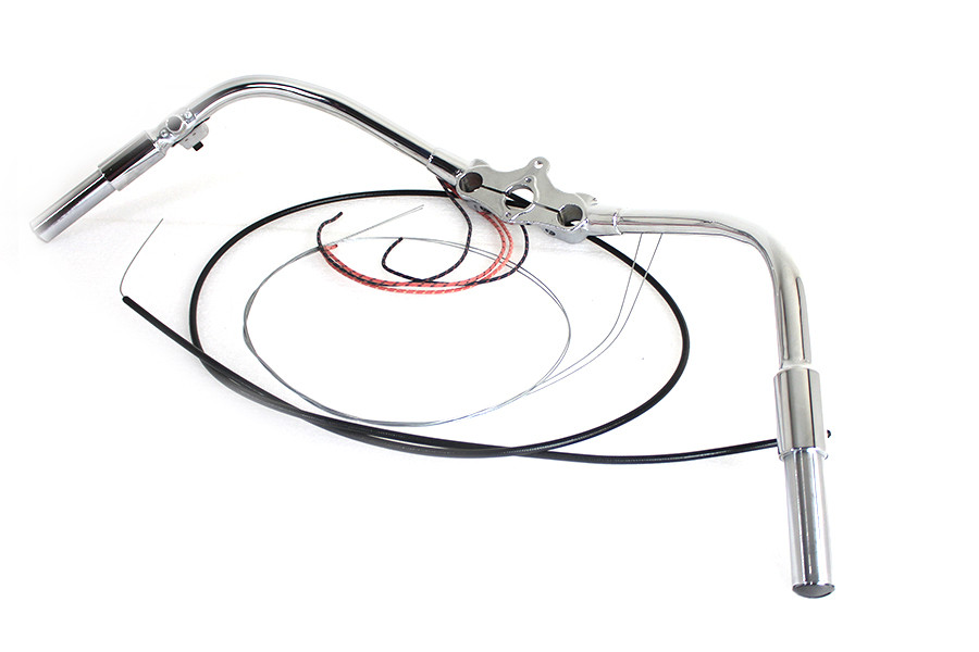 V-Twin - Spring Fork Handlebar Assembly Chrome