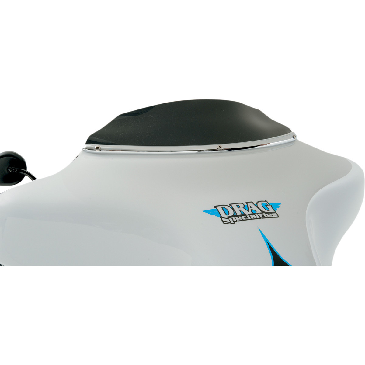 Cycle Visions #CV4861 - Windshield Trim - Chrome - FLT '96-'13