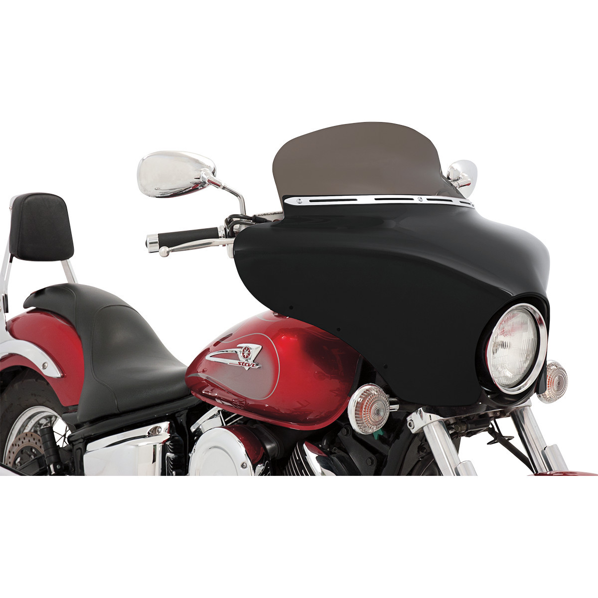 Memphis Shades #MEM0911 - Fairing Windshield Trim - Stainless Steel - Polished