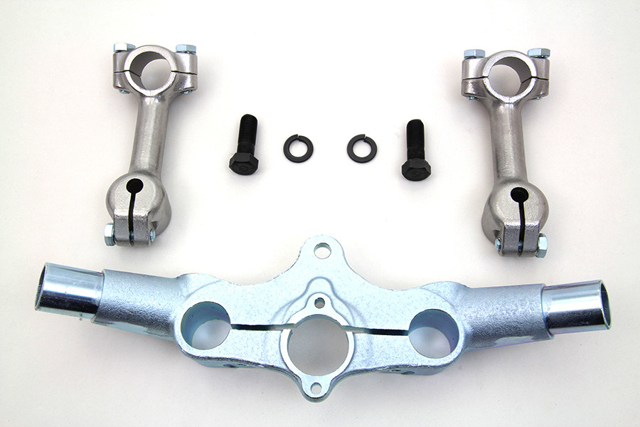 V-Twin - Stelling Spring Fork Offset Handlebar Riser Kit