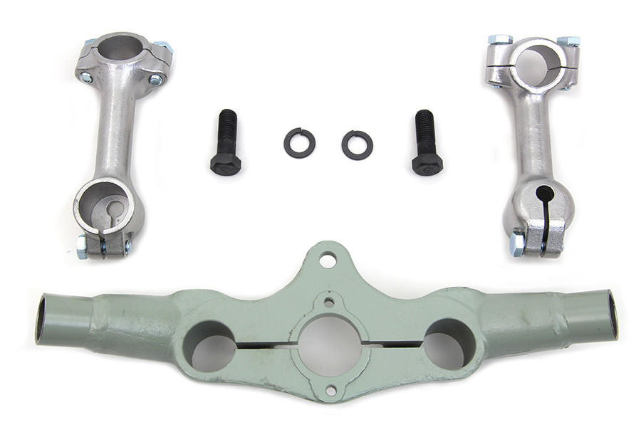 V-Twin - Stelling Spring Fork Inline Handlebar Riser Kit