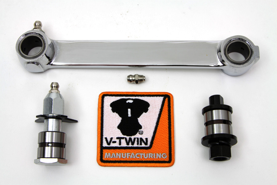 V-Twin - Chrome Front Brake Shackle Bar Kit