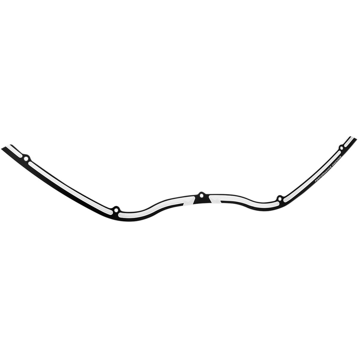 Performance Machine (PM) #0209-2017SCA-BM - Windshield Trim - Scallop - Contrast Cut - FLTR '98-'13