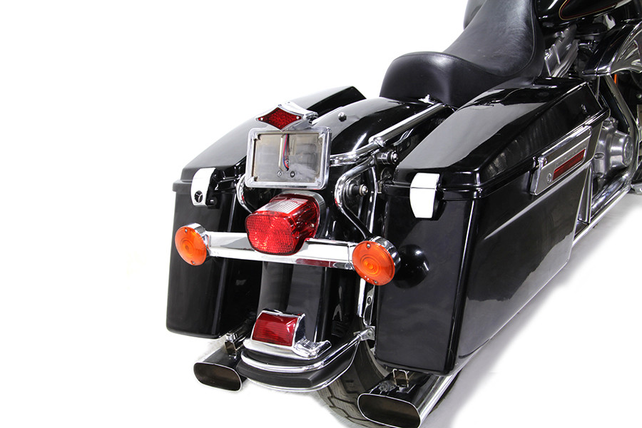 V-Twin - Wyatt Gatling Chrome Tour-Pak Luggage Latch Kit