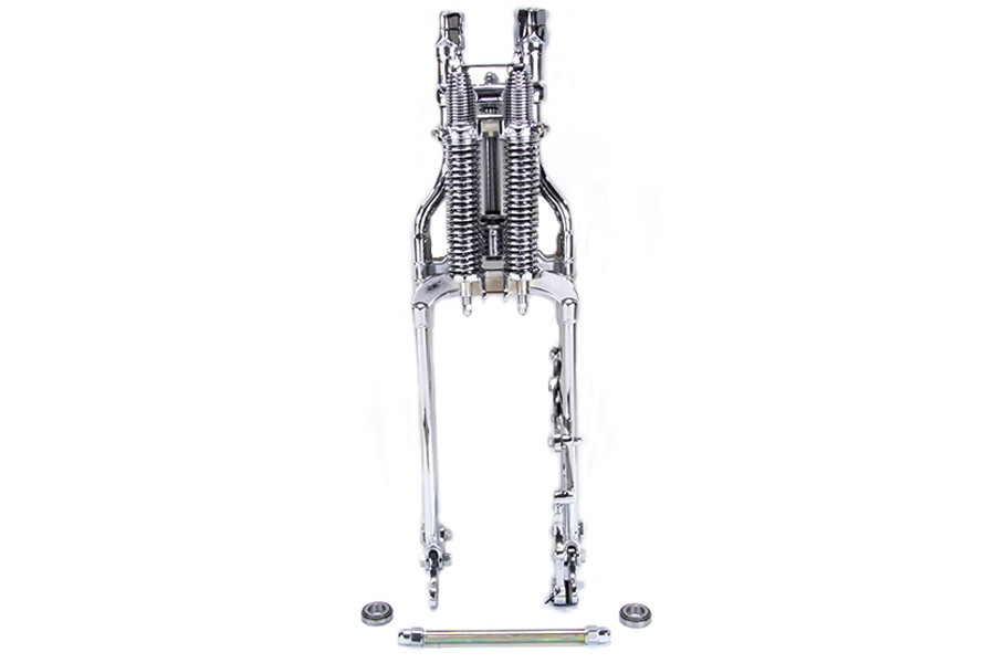 Wyatt Gatling #WT003C - FLSTS Complete Inline Spring Fork Assembly Chrome