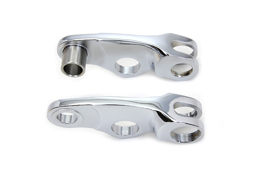V-Twin - Chrome Spring Fork Rocker Set