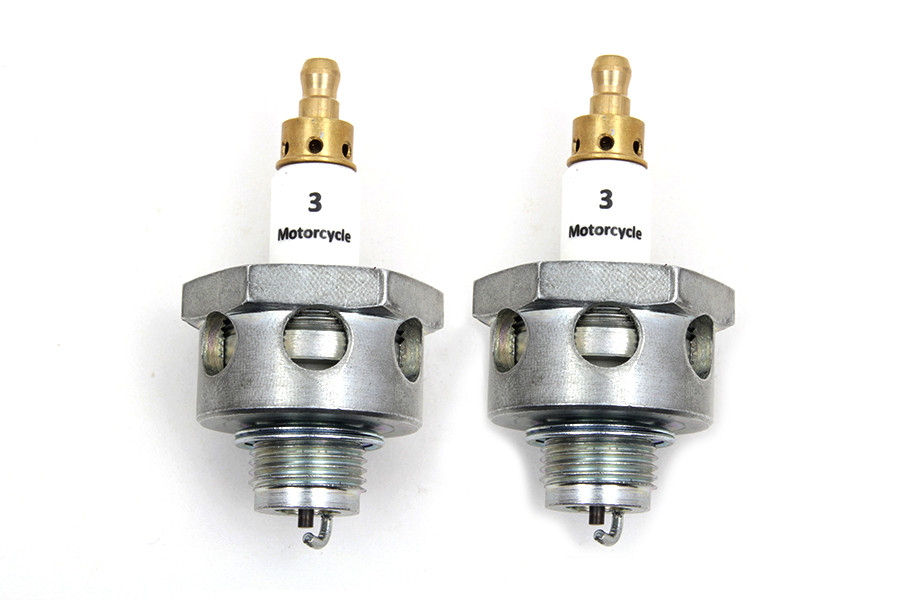V-Twin #77376 - 18mm Doering Spark Plug Set