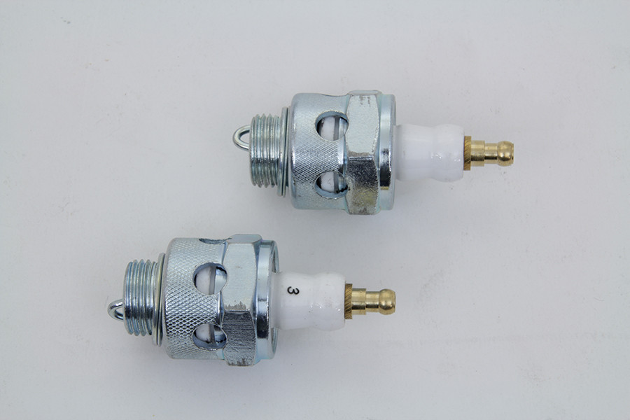 V-Twin #76964A - Replica 18mm Spark Plug Set