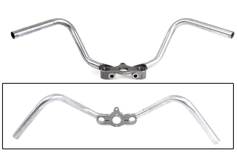 V-Twin - WR Hillclimber Spring Fork Inline Handlebar Raw