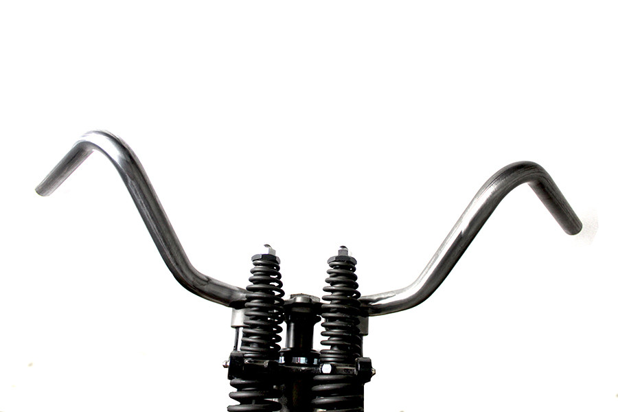 V-Twin - WR Hillclimber Spring Fork Inline Handlebar Raw