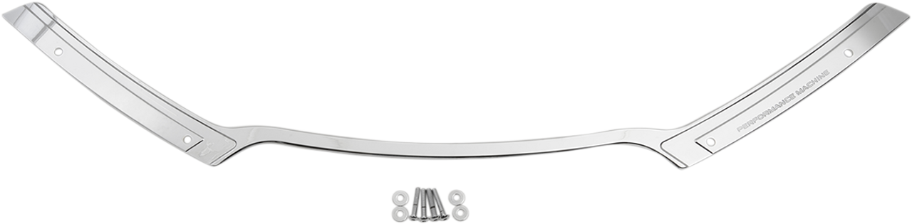 Windshield Trim - Scallop - Chrome - FLTR 15+