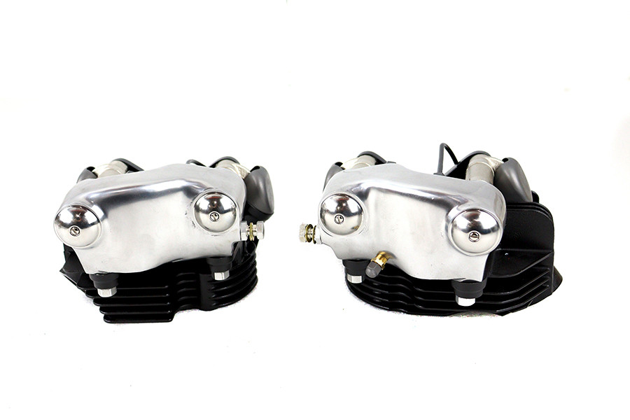 Motortechnic - 1936 EL Knucklehead Cylinder Head Set Black