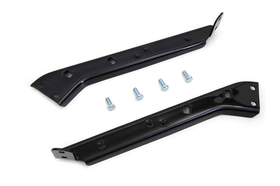 V-Twin - Black Saddlebag Guard Kit Brackets