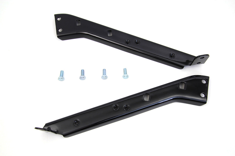 V-Twin - Black Saddlebag Guard Kit Brackets