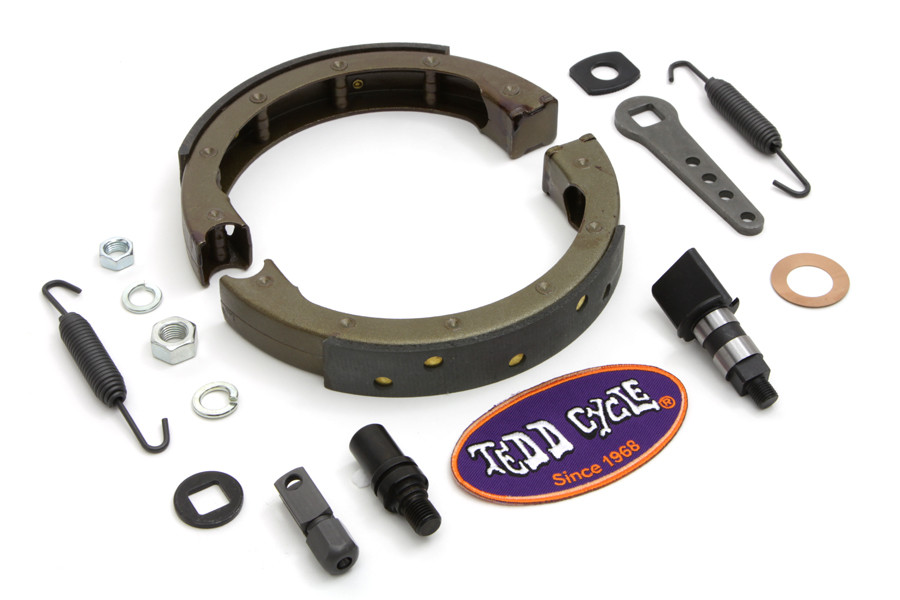 V-Twin - Spring Fork Front Brake Shoe Kit