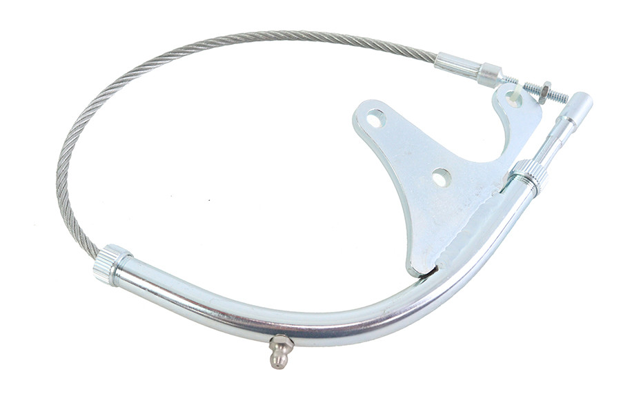 V-Twin - 45 inch W Clutch Cable Assembly Zinc Plated