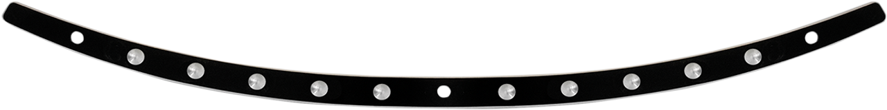 Windshield Trim - Black - Dish - FLH 14+