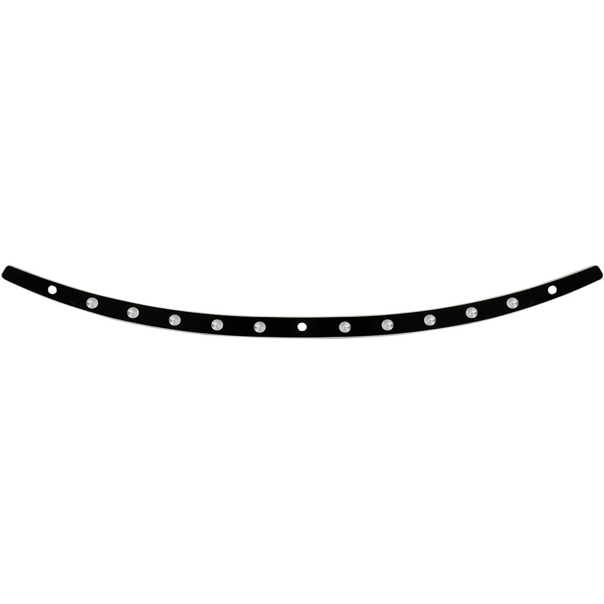 Memphis Shades #MEB0972 - Windshield Trim - Black - Dish - FLH