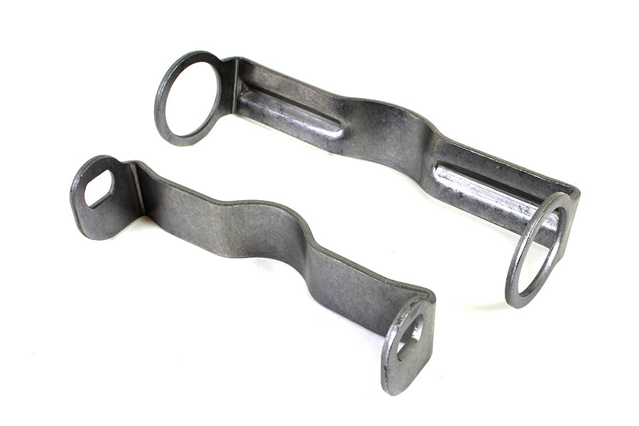 V-Twin - Raw Spring Fork Shock Bracket Set