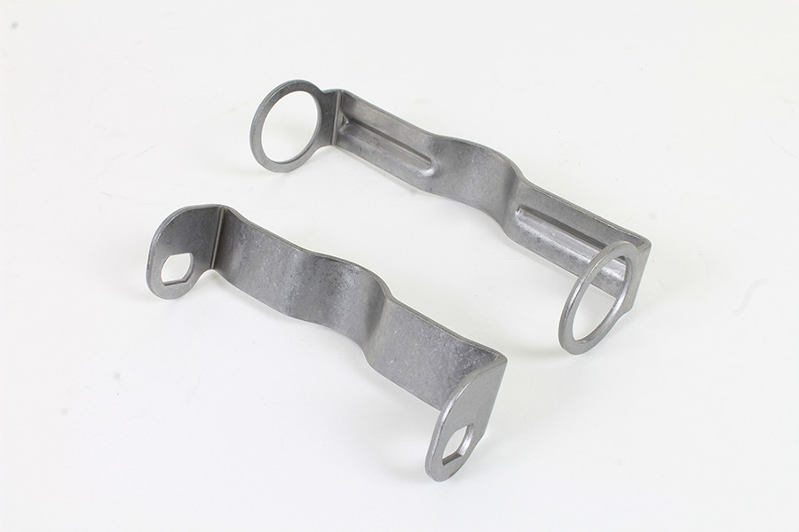 V-Twin - Raw Spring Fork Shock Bracket Set