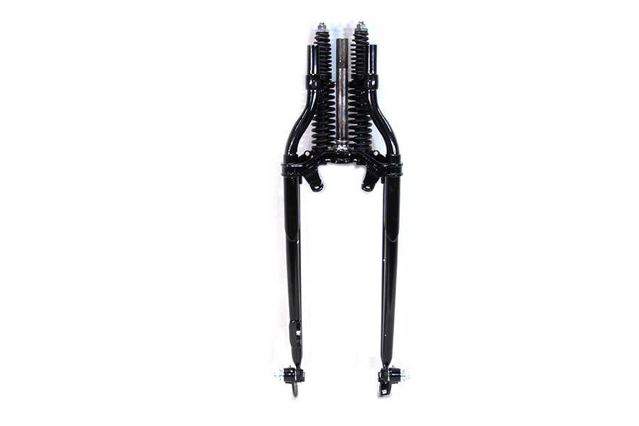 V-Twin - 22 inch Inline Spring Fork Assembly Black
