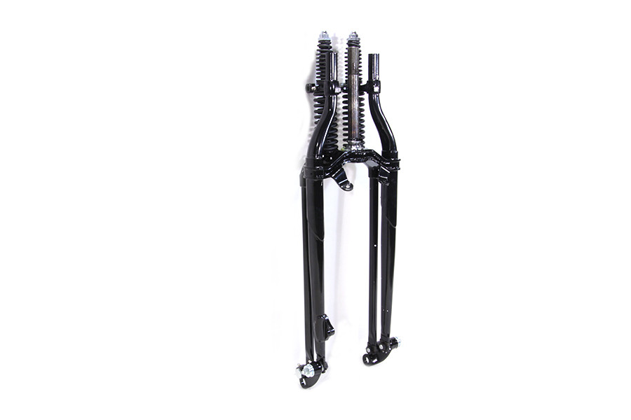V-Twin - 22 inch Inline Spring Fork Assembly Black